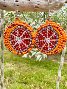 Vente en gros de bijoux faits main personnalisés, tendance, en perles de coton, brodés, légers, style bouddhiste, pour femmes, élégants, multi-artisanat - Product Image 5