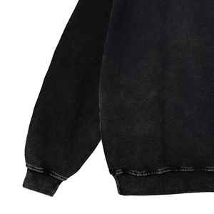 Sweats à capuche délavés à l'acide pour hommes en marque blanche, vente en gros, dernier design vintage, service OEM, vêtements respirants à capuche - Product Image 6