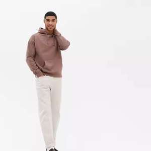 Sudadera con capucha extragrande de color marrón lavado de alta calidad y precio económico para hombre, diseño personalizado, tela de algodón y felpa para el invierno - Product Image 2