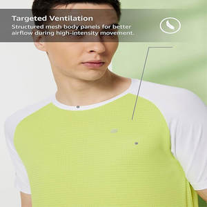 T-shirt pour homme en coton pur de haute qualité, version rétro ample avec manches tombantes et col rond, manches courtes - Product Image 2