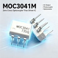 FYX Stock MOC3041 MOC3041M Optoacoplador de Cero Cruce, Controlador de Triac, IC de Salida CA, Fotocoplador, Optoisolador, Módulo de Control SSR
