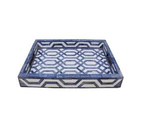 Bandeja Decorativa de Resina con Diseño Elegante, Bandeja de MDF, Bandeja para Servir, para Cocina y Eventos, a Precio de Fábrica al por Mayor - Product Image 1