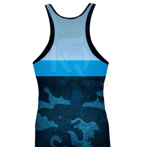 <b>Men</b> Casual Knitted Lightweight Wrestling <b>Singlets</b> with Stretch Fit Design Built <b>for</b> Wrestling Gym Training Practice Sessions - Product Image 3