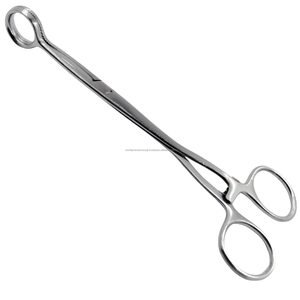 Pinzas quirúrgicas Collins para sujeción de lengua, de acero inoxidable, para cirugía oral, odontología y medicina. - Product Image 6