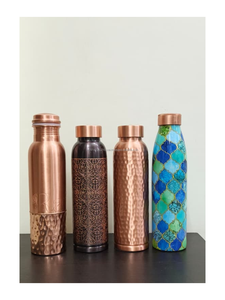 <b>Milton</b> Hammered Copper Eco-Friendly Customized <b>Water</b> <b>Bottle</b>-Large Capacity & Portable for Dining - Product Image 5