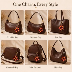 Budget Friendly Beaded Embroidered Key Chains for Women, Handmade <b>Bag</b> <b>Charms</b> for Fashion Styling, Gifting and Special Events - Product Image 6