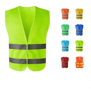 เสื้อกั๊กนิรภัยแบบระบายอากาศสำหรับฤดูร้อนสำหรับผู้ชาย รุ่น Hi-Vis สำหรับพนักงานคลังสินค้า งานก่อสร้าง และเจ้าหน้าที่รักษาความปลอดภัย พร้อมกระเป๋า 5 มิติ - Product Image 6