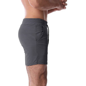 Unisex Breathable Lightweight Polyester Quick-Dry <b>Athletic</b> Shorts with Side Pockets Elastic Waist Custom Team Logo - Product Image 2
