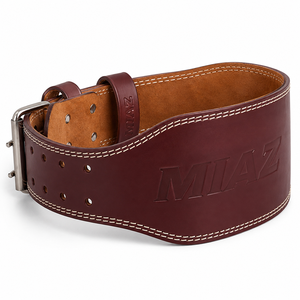 Ceinture de musculation MIAZ en cuir véritable, profilée, réglable, légère, durable, protection professionnelle, soutien lombaire pour - Product Image 5
