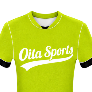 เสื้อฟุตบอลสีเขียวมะนาวแขนสั้น ชุดกีฬาน้ำหนักเบา ชุดฝึกซ้อม ชุดทีม - Product Image 3