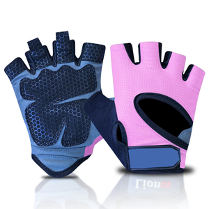 Gants de fitness demi-doigts haute performance pour la musculation et les sports de plein air avec sangle de poignet réglable et paume rembourrée - Product Image 1