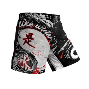Shorts MMA pour hommes, imprimés, taille élastique, entraînement en salle de sport, kickboxing, légers, séchage rapide, colorés, haut de gamme pour hommes, arts martiaux - Product Image 1