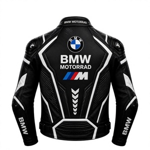 Men's Custom Super MotoCP Track Cowhide <b>Racing</b> <b>Jacket</b>/Chaqueta Leather Motorbike CE Level 2 Protection Made To Measure Approved - Product Image 3
