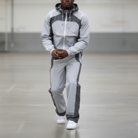 Ensemble de survêtement coupe-vent léger pour homme, deux pièces, respirant, vêtements de sport, jogging, avec service de logo OEM