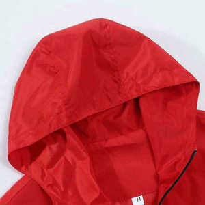 Men's <b>Red</b> Hooded <b>Waterproof</b> Canvas Reversible Thick Windbreaker <b>Jacket</b> Casual Winter Zipper Closure Wholesale Price - Product Image 6