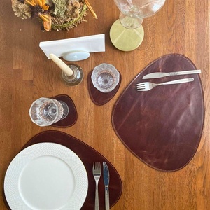 Mantel Individual Decorativo Moderno de Cuero PU, Elegante Mantel para Mesa de Comedor, Impermeable, Resistente al Calor, Reutilizable, Protector de Mesa Ecológico - Product Image 6