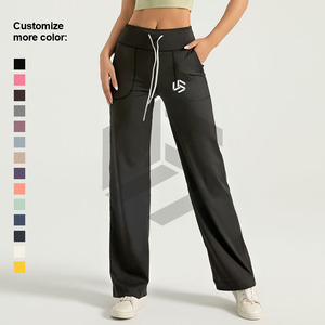 Women's Gym Pants <b>with</b> <b>Pocket</b> Solid Color Customizable Logo Fitness <b>Leggings</b> Wholesale Butt Yoga <b>Leggings</b> - Product Image 3