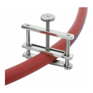 Abrazadera de Tubo de Latón Niquelado Bochem Tipo Hoffmann con Solapa para Uso en Laboratorio - Product Image 3