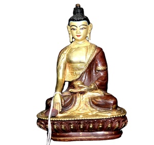 Statue de Bouddha en bronze de haute qualité, artisanat népalais, qualité de collection, décoration intérieure, prix de gros, art métallique, moulage personnalisé - Product Image 5