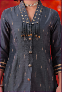 ชุดเซ็ตเสื้อแจ็คเก็ตสีเทา Grey Glitz - Product Image 4