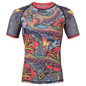 Camiseta de Compresión de Manga Larga para Hombre 2026, Protección UPF50+, Secado Rápido, para BJJ, con Logotipo Personalizado, para Gimnasio, Ecológica y Antibacteriana - Product Image 4