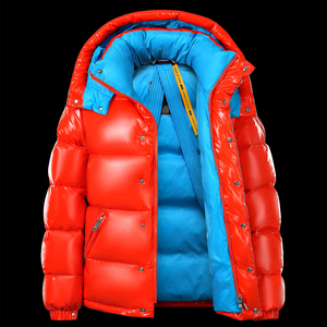 High Quality Men's Long <b>Thin</b> Bubble <b>Jacket</b> <b>Waterproof</b> Latest Fashion Style Customized Logo Wholesale Price Custom Sizes Shining - Product Image 6