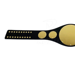 Ceintures de championnat en cuir légères, écologiques, design épuré, sangle réglable pour les récompenses sportives d'arts martiaux - Product Image 4