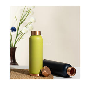Pure <b>Copper</b> Eco-Friendly Unisex <b>Bottle</b> for Everyday Drinking Supporting Natural Digestion Hydration Healthy Lifestyle Habits - Product Image 5