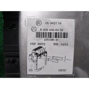 ECU และโมดูลคอมพิวเตอร์มือสองสำหรับรถยนต์ S-class รุ่น A0295450432 - Product Image 4