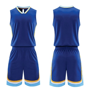 Ensemble de vêtements de sport pour hommes, uniforme de basketball à séchage rapide avec une coupe confortable pour l'entraînement et les tournois - Product Image 1