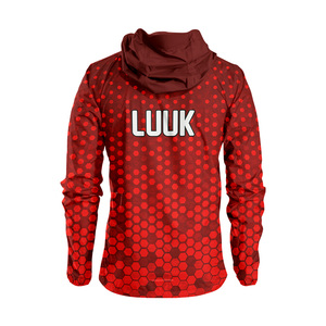 Chaqueta Cortavientos con Capucha para Hombre, Estilo Urbano, Cierre de Cremallera, Ecológica, Impermeable, Antibacteriana, Tejido PU, Personalizable - Product Image 5