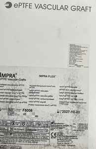 Bard Peripheral Vascular Inc. IMPRA EPTFE, JUNTAS VASCULARES RECTAS, Modelo 80S06TW, Certificación CE Clase III, Uso Manual en Hospitales - Product Image 2