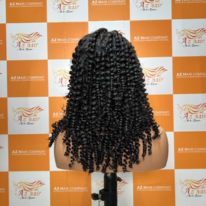 วิกผมคนเวียดนามยาวผมตรงลอนลูกไม้สวิสหลายสี HD - Product Image 1