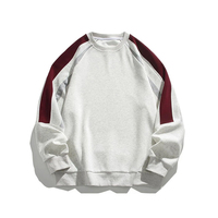 Sweat-shirt pour homme de haute qualité en coton 100% avec logo brodé, motif personnalisé, pull-over à fleurs vintage en molleton
