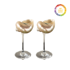Premium Choice Seashell Glass Elegant Stemware For Luxury Cruise Line Dining And Professional Event Supply - Product Image 2