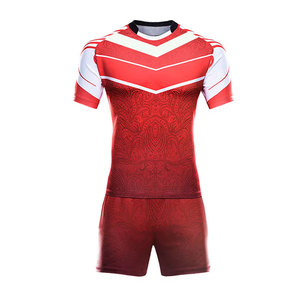 Private Label Sports Wear Top Quality Polyester Material Men Rugby Uniform Online Sale Rugby uniform For Adult - Product Image 4