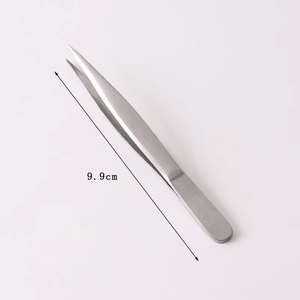 Pinzas Profesionales de Acero Inoxidable para Cejas con Puntas de Fibra, Agarre Perfecto, Reutilizables y Ligeras, Juego de Pinzas para Eliminar Vello Blanco - Product Image 4