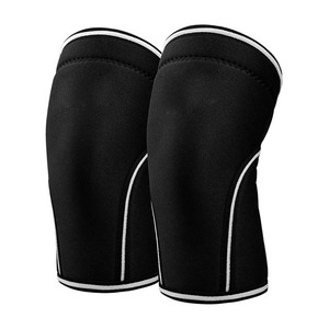 Fighter Bro Red Neoprene Foam PU Leather <b>Knee</b> Pads <b>High</b> Elasticity Protective Padding for Fitness Exercise All Seasons Model 004 - Product Image 3