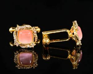 Boutons de manchette personnalisés de luxe pour hommes |   Boutons de manchette en acier inoxydable et argent sterling 925 |   Bijoux de manchette pour chemise de mariage en gros - Product Image 4