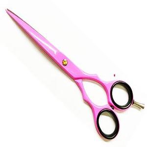 Ciseaux professionnels à lame convexe pour poils de chien, ultra-légers, 6,25 pouces, ciseaux de toilettage pour animaux de compagnie à lame courbée, doigt fixe symétrique - Product Image 4
