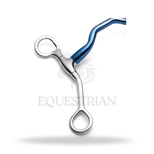 Bocado de Mullen de vástago corto y puerto bajo para caballo, equipo de equitación - Product Image 4