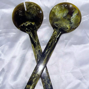 ช้อนเรซิ่นวินเทจขนาดเล็กแบบอินเดีย เป็นมิตรกับสิ่งแวดล้อม ทำด้วยมือ สำหรับตกแต่งครัว โรงแรม และใช้ในเชิงพาณิชย์ - Product Image 1