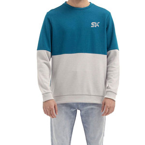 Custom Printed Logo Custom Size <b>Sweatshirts</b> For Men Pakistan Manufacture Wholesale Men Split Color <b>Plain</b> <b>Sweatshirts</b> - Product Image 1