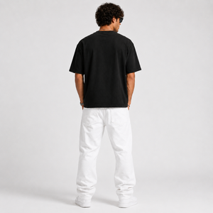 Camiseta Corta Glory Personalizada con Estampado Gráfico Negro, 100% Algodón, Estilo Moderno, Manga Corta, Impresión DTG, Unisex - Product Image 4
