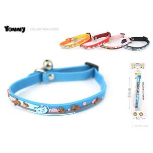Collar para Gatos Yommy de 30cm Azul con Campana - Product Image 1