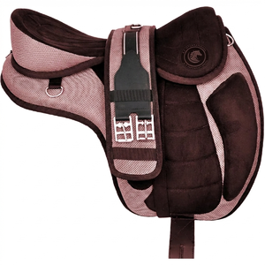 Nouvelle Selle d'Équitation Sans Arceau en Cuir Premium 2026 Style Western et Anglais pour l'Équitation - Product Image 1