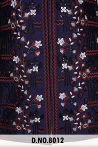 Sherwani de luxe bleu marine pour homme, style indo-occidental, orné de perles et de broderies florales multicolores, tenue élégante traditionnelle et fusionnée - Product Image 2