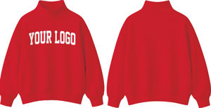 Sudadera de cuello alto para hombre, mezcla de algodón, tacto suave, comodidad para el día a día - Product Image 5