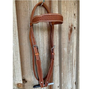 Genuine Leather Western Horse Bridle High Quality Wholesale Price <b>Equestrian</b> Hand-Tooled Customizable Tack Set Suppliers - Product Image 1