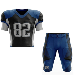 Uniformes de Fútbol Americano Personalizados por Sublimación, Transpirables, de Talla Grande, Manga Corta, de Secado Rápido para Adultos - Product Image 4